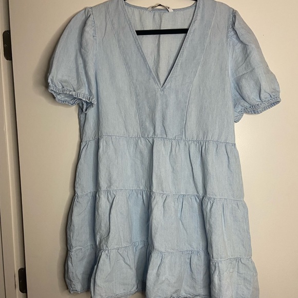 Zara Dresses & Skirts - Zara Denim Cupcake Dress